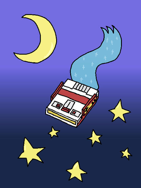 floating famicom
